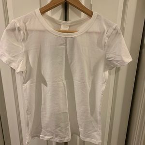 Basic white tee